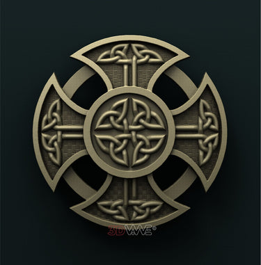 CELTIC CROSS 3D STL 3DWave